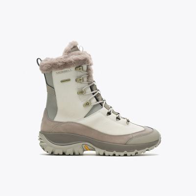 Merrell Thermo Rhea Mid Waterproof Vandringskängor Dam Vita (SE891563)